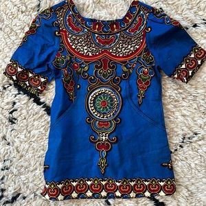 Bapribap Cotton wax print toddler dress